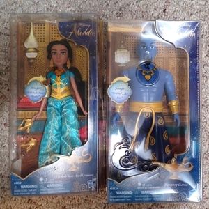 NOT FOR SALE - SOLD Aladdin singing Genie and Jasmine